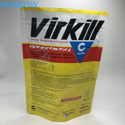 Đứng lên Hợp chất nhiều lớp nhôm nhiều lớp Whey Protein Bột lưu trữ thực phẩm Túi đóng gói Ziplock 1kg Bột thực phẩm Túi