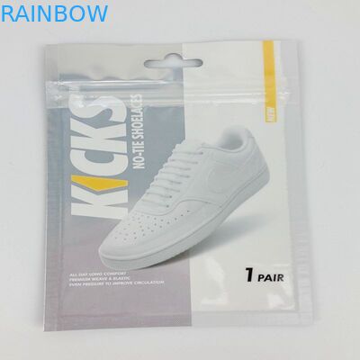 Túi dây kéo nhỏ bằng nhựa có thể tái sử dụng Túi đựng giày Túi đóng gói ba mặt Túi niêm phong cho dây giày