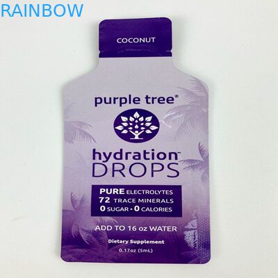 In kỹ thuật số Hình dạng tùy chỉnh Túi nhỏ bằng nhựa phẳng CBD Kẹo dẻo kẹo Snack Túi đựng bơ đậu phộng