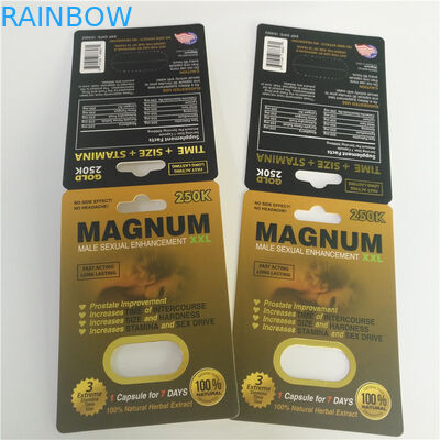 ISO Magnum Sex Pills Bao bì CMRK Rhino 69 Thẻ vỉ tăng cường nam