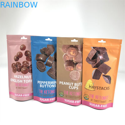 CMYK 110mic Zipper Stand Up Pouch Edibles Hemp Child Proof Mylar Túi