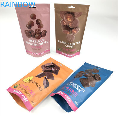 CMYK 110mic Zipper Stand Up Pouch Edibles Hemp Child Proof Mylar Túi