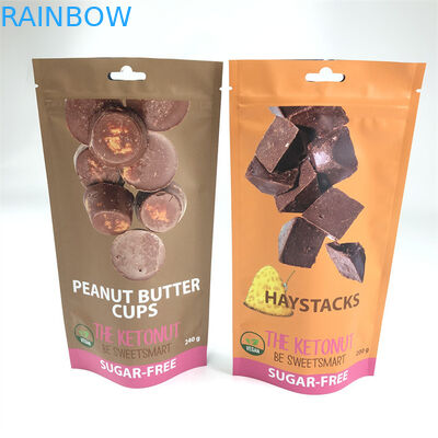 CMYK 110mic Zipper Stand Up Pouch Edibles Hemp Child Proof Mylar Túi