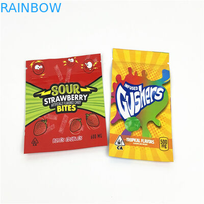 3.5g 7g Half Pound chống mùi Túi Mylar 120mic Child Proof Ziplock Pouch