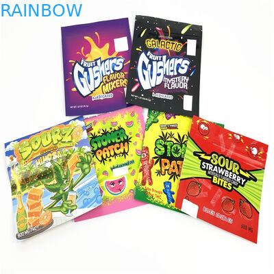 Matte CMYK 100mic Mylar Foil Pouch Bao bì VMPET CBD Bao bì