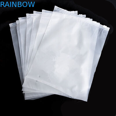 30x40cm CMYK Quần áo Ziplock Túi đóng gói ny 1.5c Túi dây kéo trong suốt bằng nhựa