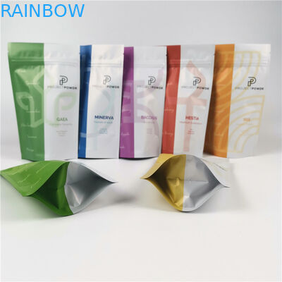 Bột thực phẩm Túi Doypack Bao bì hương thảo mộc AL 0,7C Túi đựng thảo dược đứng lên