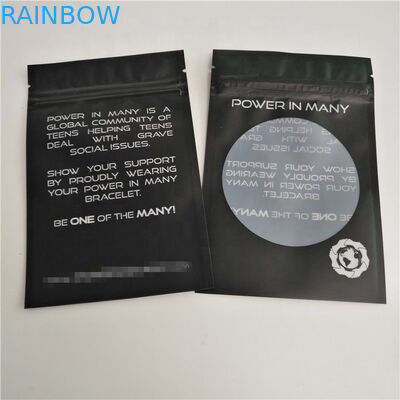 Túi bao bì dây kéo bằng nhựa CMYK Gravnre SGS VMPET 10C Túi đựng đồ trang sức bằng nhựa