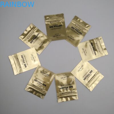 Ống đồng 100mic CMYK Bao bì Bao bì SGS VMPET Túi dây kéo phẳng