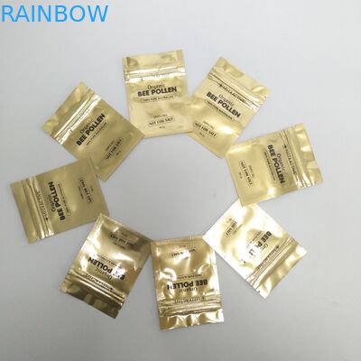 Ống đồng 100mic CMYK Bao bì Bao bì SGS VMPET Túi dây kéo phẳng