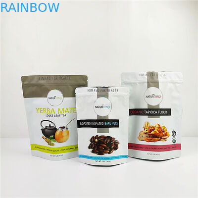 Túi nhựa nhôm lá nhôm 120mic cấp thực phẩm In ống đồng SGS CMYK