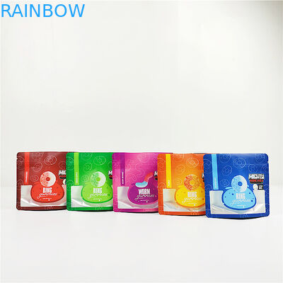 SGS 80mic CMYK Hương thảo mộc Bao bì 200g Túi Mylar Giấy nhôm MOPP