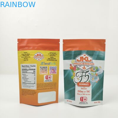 Matte Doypack 0,7c Al Đứng lên Túi có dây kéo Có thể phân hủy cho đồ ăn nhẹ Bolsa