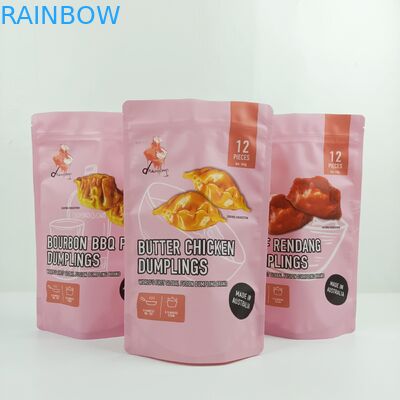 Matte Opp Ống đồng có khóa kéo Túi bao bì Pa 1.5c Túi bao bì đứng lên