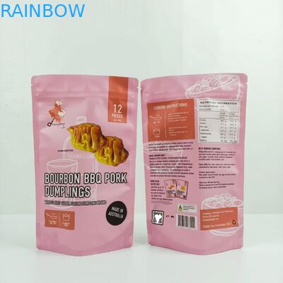 Matte Opp Ống đồng có khóa kéo Túi bao bì Pa 1.5c Túi bao bì đứng lên