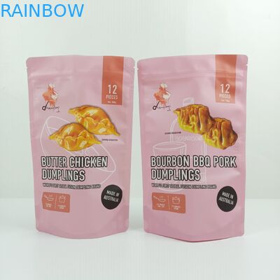 Matte Opp Ống đồng có khóa kéo Túi bao bì Pa 1.5c Túi bao bì đứng lên