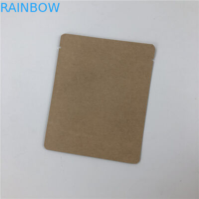 Aluminized Bao bì thực phẩm không thấm nước ba mặt niêm phong túi giấy kraft Nhỏ giọt Thực phẩm Cấp thực phẩm Gói thực phẩm