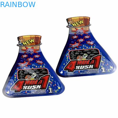 In kỹ thuật số Hình dạng tùy chỉnh Dầu dừa Sachet Mylar Thực phẩm Túi phẳng Snack kẹo Túi cho cỏ dại Hoa