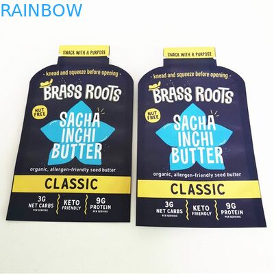 In kỹ thuật số Hình dạng tùy chỉnh Dầu dừa Sachet Mylar Thực phẩm Túi phẳng Snack kẹo Túi cho cỏ dại Hoa