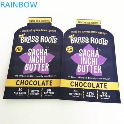 In kỹ thuật số Hình dạng tùy chỉnh Dầu dừa Sachet Mylar Thực phẩm Túi phẳng Snack kẹo Túi cho cỏ dại Hoa