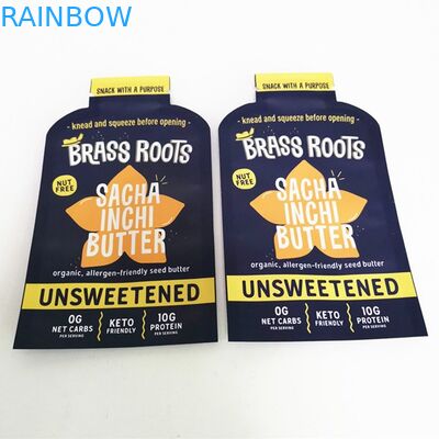 In kỹ thuật số Hình dạng tùy chỉnh Dầu dừa Sachet Mylar Thực phẩm Túi phẳng Snack kẹo Túi cho cỏ dại Hoa