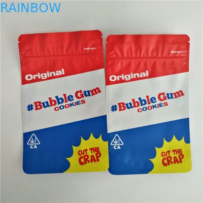 Dầu gai dầu được in tùy chỉnh Giấy bạc Mylar Weeds Vape Pen Pack Gummies Kẹo Túi CBD Capsule Bao bì