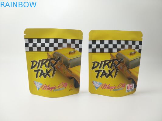 Túi Mylar Ziplock 4X6 inch Lót giấy THC CBD Swiss Weeds