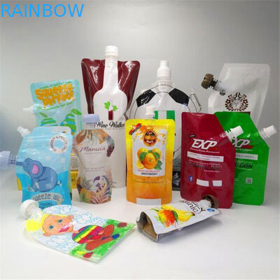 Túi đựng chất lỏng bằng nhựa dẻo Túi mylar bán buôn cho nước trái cây thức ăn cho trẻ em trà sữa Bao bì thực phẩm Túi đựng thực phẩm Gói