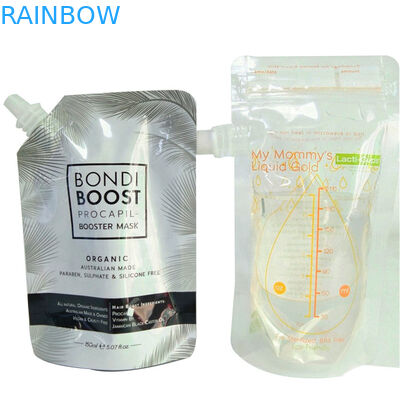 CMYK Pantone Spout Pouch Bag 240mic Gravure Stand Up Spout Pouch