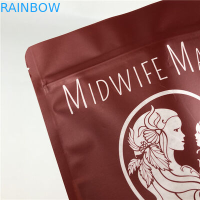 Bao bì thực phẩm bằng nhôm Hiệu ứng mờ Nhựa nhiều lớp Đứng lên Trà hỗn hợp rau quả Túi đựng khoai tây chiên