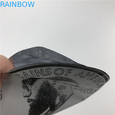 Bao bì nhựa mềm cảm ứng 3,5g Túi Mylar Chết Cắt Túi không đều với Ziplock Hình tròn 7g Túi đựng bánh quy