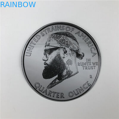 Bao bì nhựa mềm cảm ứng 3,5g Túi Mylar Chết Cắt Túi không đều với Ziplock Hình tròn 7g Túi đựng bánh quy