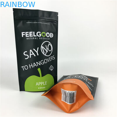 Có thể uốn lại được Bán buôn Tùy chỉnh Đứng lên Túi Khoai tây chiên Gia vị Snack Nuts Dây kéo Đóng gói Túi nhựa Mylar