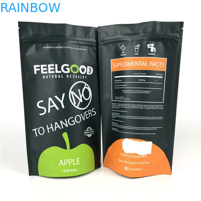 Có thể uốn lại được Bán buôn Tùy chỉnh Đứng lên Túi Khoai tây chiên Gia vị Snack Nuts Dây kéo Đóng gói Túi nhựa Mylar