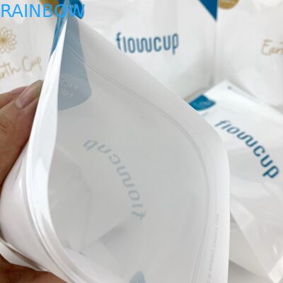 Máy tiệt trùng vi sóng Mylar Snack Túi 150 Micron cho cốc nguyệt san