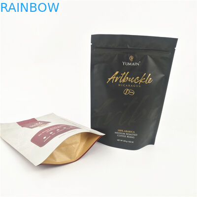 CMYK MOPP Túi dây kéo có thể uốn lại được Giấy Kraft chống ẩm Giấy Kraft OPP AL