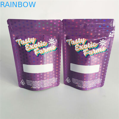 Trẻ em bằng chứng mùi hương thảo mộc Bao bì PET CBD Weed Túi cỏ thảo dược VMPET