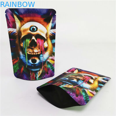 Hương thảo mộc nhiều lớp Gusset Bao bì nhựa có thể hàn kín nhiệt Runtz