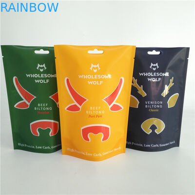 VMPET Ống đồng Mylar Túi nhựa 110 Microns Con dấu nhiệt CMYK