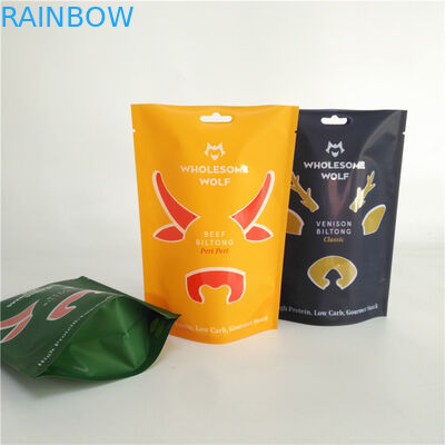 VMPET Ống đồng Mylar Túi nhựa 110 Microns Con dấu nhiệt CMYK