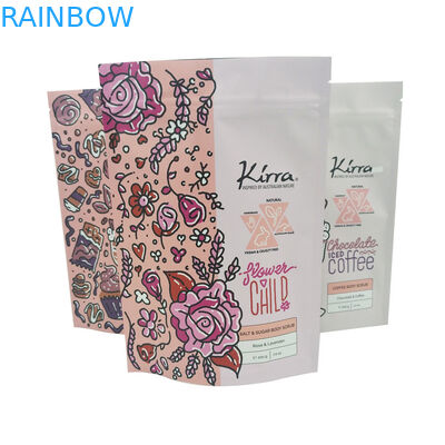 10C CMYK Túi đóng gói mỹ phẩm MOPP VMPET Mocha Chocolate Body Scrub