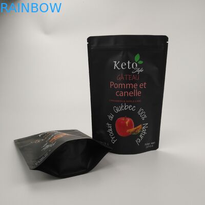 Túi dây kéo nhựa CMYK VMPET Tự niêm phong 110 Microns AL CPP Túi Mylar ăn được