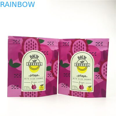 VMPET CMYK Plastic Stand Up Pouch MOPP với Ziplock Juicy Fruit Gummy Chips