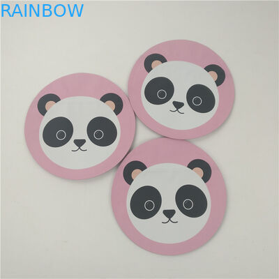 Túi Mylar tròn 3,5 gam Cbd Cây gai dầu VMPET có khóa kéo chống trẻ em