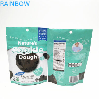 1.2C CMYK Đồ ăn nhẹ Bao bì thực phẩm Ống đồng có thể mở rộng với dây kéo