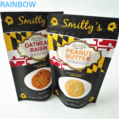 Snake Doypack Food Stand Up Pouches 12C CMYK MOPP Plastic Zipper Bag