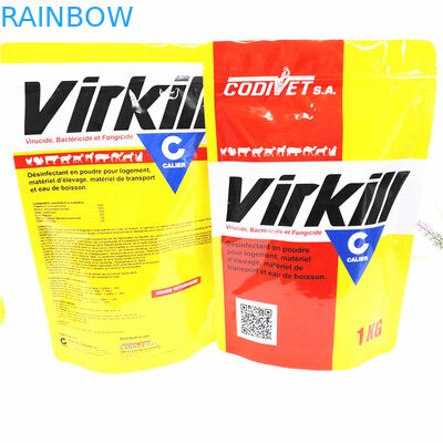 CMYK MOPP Nhựa chống mùi Túi đựng bỏng ngô Đứng lên 110mic