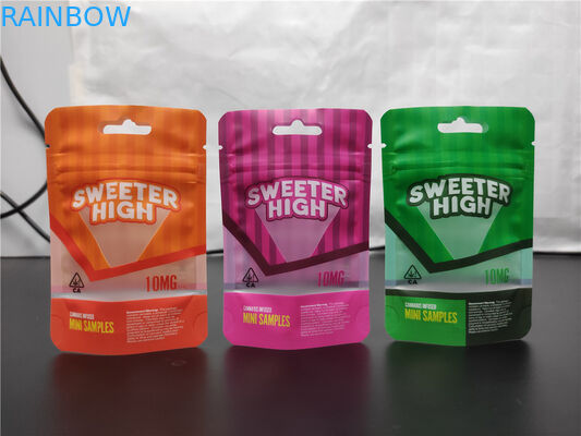 CBD Thực phẩm kẹo đứng Túi mylar Bao bì bằng nhựa Chống mùi