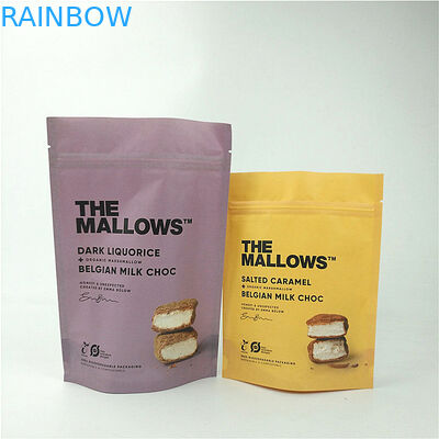 Đồ ăn nhẹ Sữa sô cô la Kraft Giấy đứng lên Túi nhiều lớp MOPP PET PE