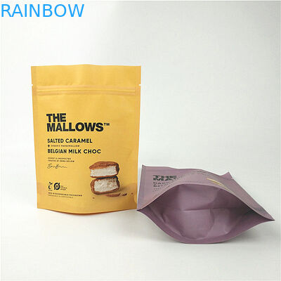 Đồ ăn nhẹ Sữa sô cô la Kraft Giấy đứng lên Túi nhiều lớp MOPP PET PE